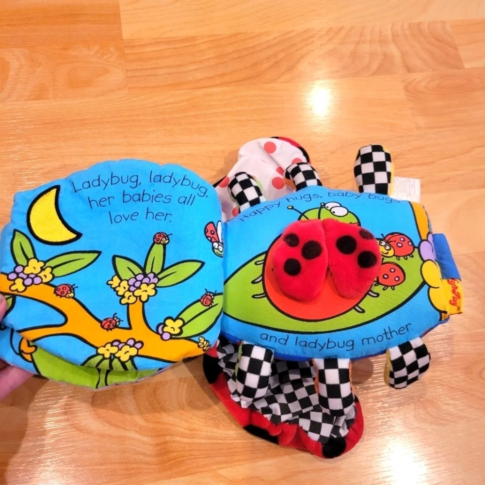 Soft Play Ladybug Sensory Toy Storybook